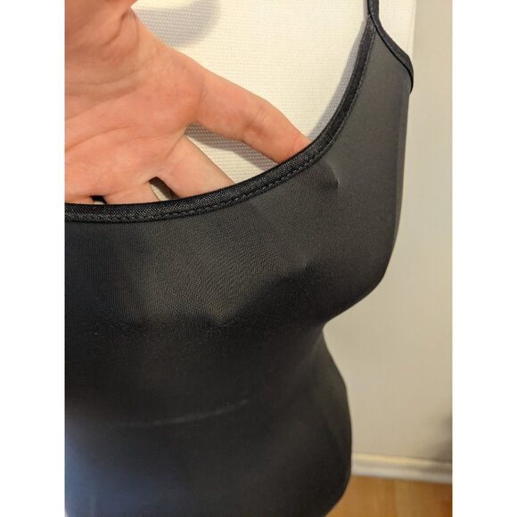 Vintage Y2K Dark Grey Cami Top Spaghetti Strap Tank Tee 2000s Bella Swan Sz S - Picture 3 of 10